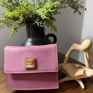 Dooney & Bourke Purple Gingy Flap Crossbody Bag